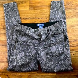 Stitch Fix Democracy Gray snake print jean